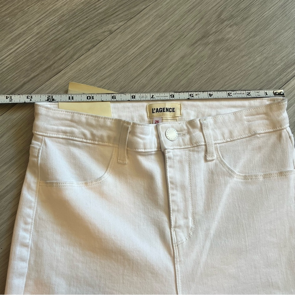 NEW L'AGENCE josie jean in blanc - Picture 6 of 9
